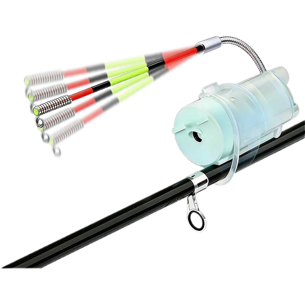 Fish Alarm - สัญญาณเตือนการกัดปลาแบบลอยน้ำสำหรับตกปลากลางคืน พร้อมไฟ LED และเสียง ความไวสูง ตรวจจับการกัดที่ปลายคัน