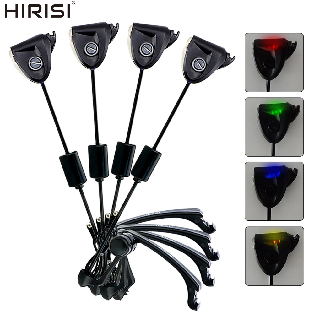 Fish Alarm - ชุดสวิงเกอร์ตกปลาคาร์พ Hirisi B2005 พร้อมไฟ LED หลายสี
