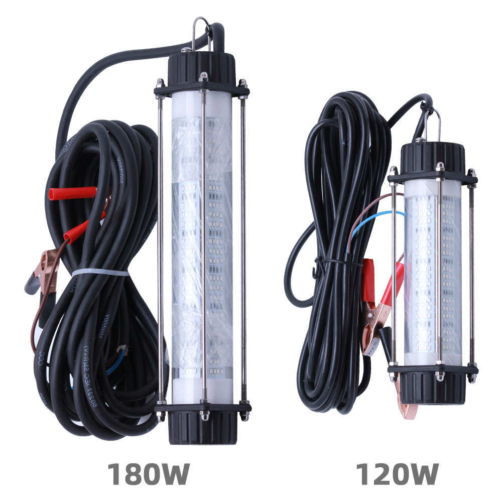 Fish Finder Cable - ไฟตกปลาใต้น้ำกำลังสูง 1 ชิ้น 120W 180W 12V