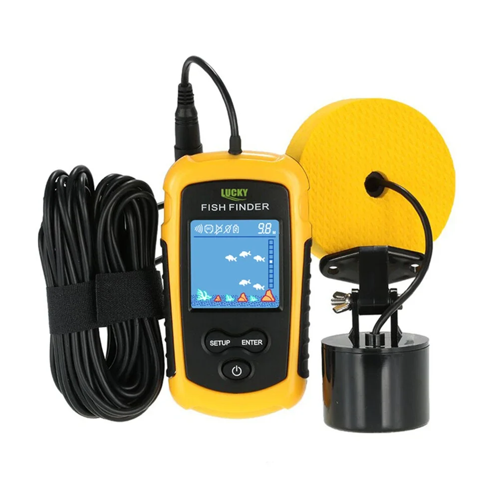 Lucky หน้าจอสี LCD แบบพกพา Fis - Fish Finder Cable บทวิจารณ์และราคา