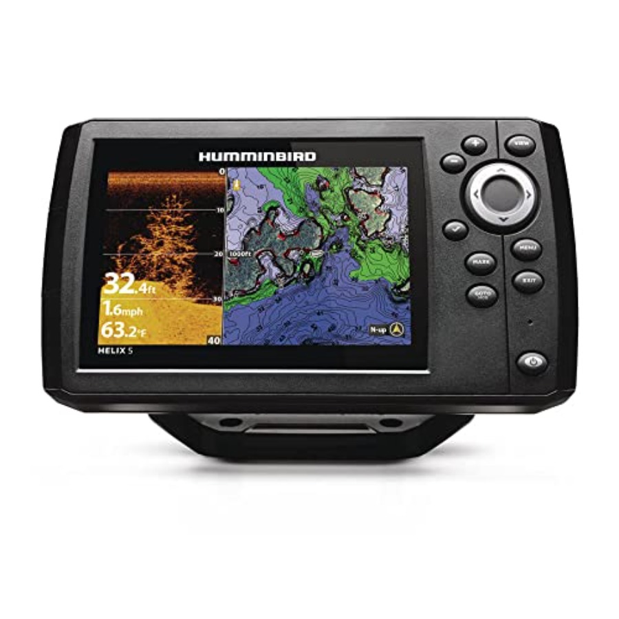 เครื่องหาปลา Helix 5 และชุดอุป - Fish Finder Gps บทวิจารณ์และราคา