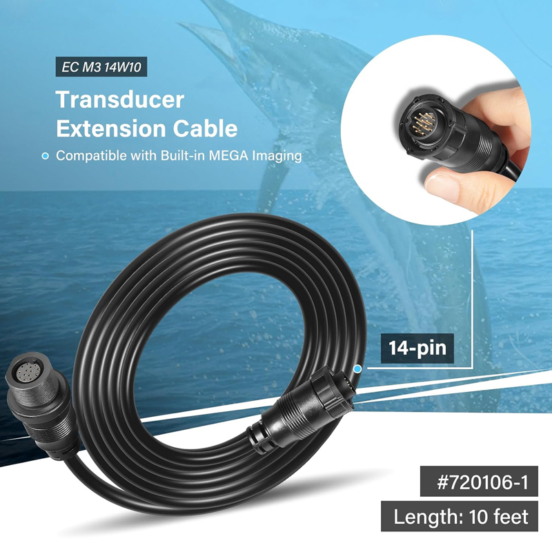 สายต่อขยายทรานสดิวเซอร์ 10 ฟุต - Fish Finder Cable บทวิจารณ์และราคา