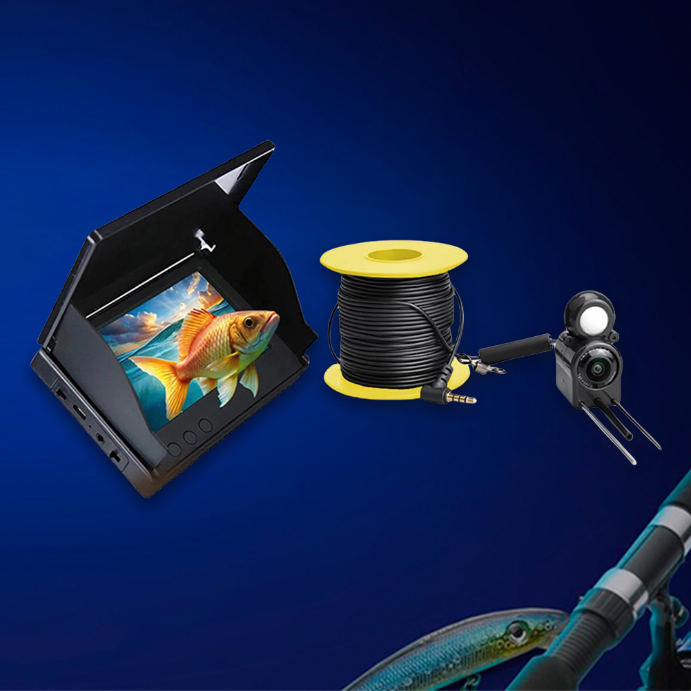 กล้องตกปลาใต้น้ำ จอ IPS ขนาด 4 - Fish Finder Cable บทวิจารณ์และราคา