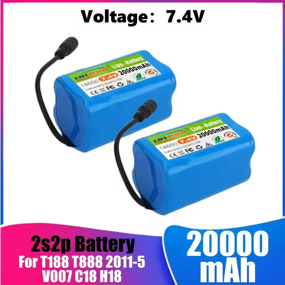 7.4V 20000mAh แบตเตอรี่พร้อมเค - Fish Finder Charger บทวิจารณ์และราคา