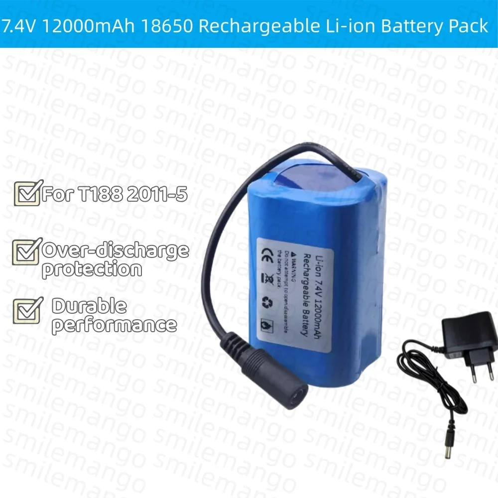 7.4V 12000mAh แบตเตอรี่พร้อมเค - Fish Finder Charger บทวิจารณ์และราคา