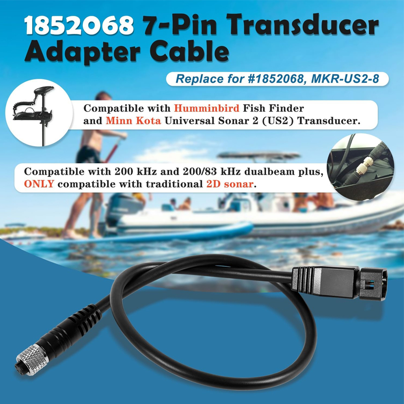1852068 MKR-US2-8 สายอะแดปเตอร - Fish Finder Cable บทวิจารณ์และราคา